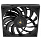 利民（Thermalright）TL-H12015B TL-H12015 15mm厚度性能均衡薄扇三相六极马达12cm机箱风扇 TL-H12015B 黑色单只装【15mm厚度】