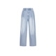 Menos [mismo estilo en el centro comercial] 2025 Spring New Cotton Wash Blue Scimitar Jeans 2P1E12240 958 Denim Light Blue S