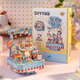 【准新品】猫的天空之城手工DIY木质八音盒祝你生日快乐音乐盒儿童女生创意生日礼物