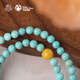 Potala Palace Orphan Turquoise Beeswax Bracelet Lapis Lazuli Transfer Bead Multi-circle Bracelet Beaded Birthday Gift for Men and Women