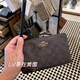 Coach (COACH) United States purchasing Coach women's bag genuine leather PVC classic logo single zipper clutch handbag handbag 1. No need to wait for black 3888