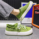 Xiao Xueling canvas shoes men's 2024 spring new men's shoes Korean version Harajuku trendy shoes student casual shoes canvas shoes men's board shoes black 43 (265mm)