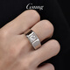 GsunG platinum moissanite diamond ring men's PT950 fashionable new diamond ring men's atmospheric shiny platinum ring men's wedding ring priced by gram, contact customer service before bidding for gold price