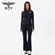 
BOY LONDON spring and summer women's simple black slim elastic trousers W15901 black M