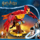 lE high building blocks Hogwarts Castle Hedwig assembled model castle street view children's toys boys Burrow attack [1047 particles]