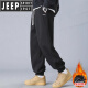 JEEP SPIRIT吉普春秋冬季休闲裤男士2025新款宽松束脚卫裤运动加绒长裤子男 9207藏青 3XL 【155-170斤】
