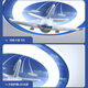 Menghu children's room airplane ceiling light creative modern simple cartoon boy bedroom full spectrum light source lamp 9230 big aircraft - offline intelligent voice