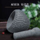 Midelei garlic mortar old-fashioned stone retro bluestone stone mortar garlic pounder medicine jar stone cup household food supplement grinder bowl outer diameter 10CM with hammer