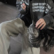 7 Cartas de alta calidad Jacket de uniforme de béisbol gris estampado otoño e invierno europeo y americano Hiphop chaqueta de cuero de alta gama chaqueta estadounidense ssqfs-687 gris l