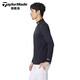 
Taylormade TaylorMay Golf Clothing Men's 2025 New Spring and Autumn Windproof Warm Golf Top Long Sleeve Base Shirt M13118 White M