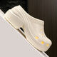 Sie genießt sie genießt Lochschuhe Frauen Beachschuhe Sandalen Sandalen dicke alleinige High Heels außerhalb von Hausschuhen TQ698 White 39/40