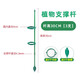 Shanghai Gardener Plant Support Pole Monstera Flower Support Frame Green Planting Gardening Vegetables Tomato Climbing Frame Prevent Lost Fixed Artifact 30cm/3 high roots 6 snaps + 3 floor inserts