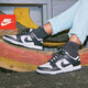 Nike (Nike) Offizielle Herrenschuhe Dunk Low Retro Casual Board Schuhe Low Top Panda Wear-Resistant Brett Schuhe Freizeitschuhe DD1391-100 Schwarz und Weißer Panda 42.5