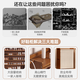 Xiaojiang Material Shoe Rack Household Door Multi-layer Entrance Cabinet Simple Entrance Dust-proof Storage Shoe Cabinet Brown 7-layer 90cm