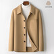 DK Brand Herren 100% reine Wolljacke Herren Kurzjacke LOSSEN LOSSEN DOPFIDEL VELVET MATCH CLASSIGKEIT UND VERSCHIEDLICHE GOLD CAMEL M.