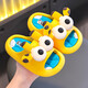 Popular children's slippers for men and women in summer, new indoor home bathing, non-slip, cute for medium and large babies, yellow (upgraded environmentally friendly material) 12 24/25 size (shoe inner length 15, suitable for feet 14CM