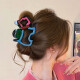 Jisen Dopamine Cartoon Puppy Clip para mujeres con cabeza de espalda Pin de cabello Lindo color de color clip de tiburón