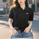 Nike (Nike) T-shirt masculin pour hommes 2025 automne newswear sports respirant lâche confortable jogging Polo à manches courtes décontractées FN3895-010 / La taille noire classique est trop grande L