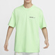 Camiseta de manga corta Nike (Nike) para hombres 2025 Summer Nuevo Sportswear Knitt Burnable Redded Round Top Halleved Top HF6172-053 HF6172-376 Green Pure Algody M Recomendado 120-130Jin [Jin equivale a 0.5 kg]