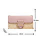 
CoaCH (COACH) luxury women's bag new Morgan20 color-blocking classic presbyop shoulder bag crossbody bag chain bag underarm bag khaki pink CE693-IMV3C length 20cm width 4cm height 11cm small