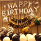 Round birthday party scene layout decoration balloon set children's aluminum film balloon letters A2-2-4 Internet celebrity model XT9902