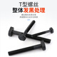 Qiao Bo Lai 45 steel T-shaped screw punch milling machine screw bolt T-shaped mold pressure plate screw M10M12M16M20M24 M20*200mm with nut
