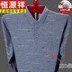 
Hengyuanxiang high-end pure cotton long sleeve breathable T-shirt for men's spring and autumn thin POLO clothes middle-aged and elderly father's real pocket top 9902 green 165 suggestions 100-120Jin [Jin equals 0.5 kg] M