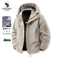 Western Camel (VANCAMEL) Sports Jacket Men's Spring Simple Outdoor Windproof Mountaineering Wear Versatile Jacket Men's Khaki XL