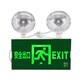 40,000 kilometers emergency light fire emergency lighting safety exit indicator light 3c certified two-in-one evacuation double head light