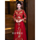 Wei Jie Chinese wedding bridal clothing Xiuhe clothing 2025 new wedding clothing summer toasting clothing dragon and phoenix gown small Feng Laiyi simplified version XL