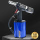 
Ji Litian custom pneumatic rivet gun nail gun fully automatic rivet gun self-priming industrial grade stainless steel core rivet rivet rivet rivet rivet rivet rivet rivet YS682 (not self-priming) standard with three-claw piece 2448 aluminum rivet