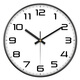 Made in Tokyo, Zhishi series wall clock large scale clock wall clock living room electronic 35cm star black