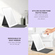 CONAIR LED fill-in light makeup mirror, foldable flat mirror, 1X/5X magnifying glass, travel portable USB charging, beauty live broadcast fill-in light, gift BERC20