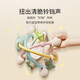 British Manhattan hand ball baby silicone teether molar stick baby chew toy anti-eating hand bite artifact silicone comfort teether dust-proof and non-stick hair