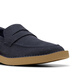 Clarks Martock Lo Men's Chaussures Nouveau British Sole Sole Square talon Chaussures en cuir décontractées Bleu 261808497 42
