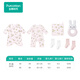 Baumwoll -Ära Baby Geschenkbox Baby Kleidung Neugeborene Geschenktreffen Geschenk 25 Jahre Frühlingsstil 6 Stück Set 66 (gesprochene Tasche)