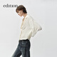 Edition elite wardrobe series 2025 spring new hand-beaded mulberry silk light luxury French shirt milk white M