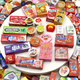 Juke Mini Concierge Simulation kleine Supermarktregal-Getränke Food Snacks kleine Gegenstände Kinderhaus spielen Spielzeuggeschenke Deluxe 107-teilig Set-Girls-Stil [exquisite Geschenktüten