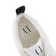 Armani (Armani) Axe 25 Printemps et été nouveaux produits de nouveaux produits pour hommes et semelles épaisses à lacets de baskets décontractées xux140 xv591 T684 White Logo Offset Printing 44