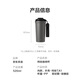 Made in Tokyo, titanium health coffee cup, pure titanium inside and outside, thermal insulation, portable, high-end gift water cup, gray 520ml