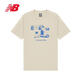 New Balance de 25 años Top Versátiles Versátiles Casuales simples cómodos Camiseta de manga corta MT51851 TWF L