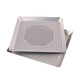 Baking non-stick anode square punched pizza tray cookie bread tray aluminum alloy oven baking pan 13 inches 33*33cm non-porous