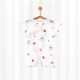 [Belleyi Summer Crawler] Baby Summer Onesie Algodón puro Algodón puro Ropa de lana de manga recién nacida, todos tus deseos se hacen realidad [6636] 80cm