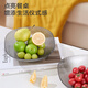 JD.com Assiette de fruits, fruits séchés Fruit Pallet Snack Rangement Affiche Affiche à eau [Ultra grande capacité] 2 pièces 22 * ​​7cm