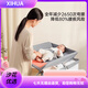 babyboat贝舟尿布台婴儿护理台多功能换尿布抚触洗澡便携式可折叠 标准版-无置物篮[稳固升级]