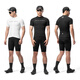 Rock Brothers (ROCKBROS) summer cycling suit men and women mountain road bicycle clothes bicycle equipment white advanced suit (light and thin style pants pad upgrade) XL
