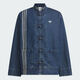 Adidas Clover Jacke Herren- und Frauenfrüchte 2025 Neues chinesisches Tang Anzug Lose Sport und Casual Jacket JZ9928 Denim Blue Buckle XL