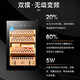 CIGARLOONG cigar cabinet with constant temperature and humidity, ammonia-free WiFi, Spanish cedar wood compressor, energy-saving household small mini