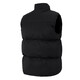 Nike (Nike) Coton Gilet Men's Men's Automne and Winter Stand Collier Veste de coton chaude en coton Coton Veste sans manches décontractée FB7374-010 S