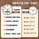 Made in Tokyo, Wood Language Series Perpetual Calendar Clock Wall Clock Living Room 2025 New Electronic 35cm Mocha Brown
